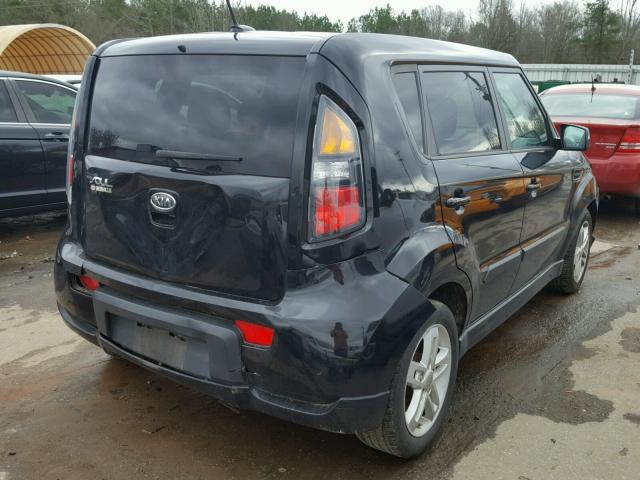 KNDJT2A28B7733284 - 2011 KIA SOUL + BLACK photo 4