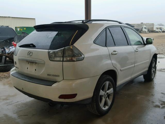 JTJGA31U940037310 - 2004 LEXUS RX 330 WHITE photo 4