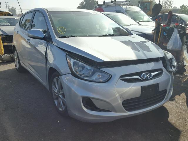 KMHCU5AE7CU041386 - 2012 HYUNDAI ACCENT GLS SILVER photo 1