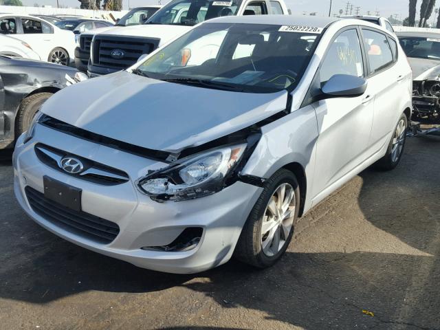 KMHCU5AE7CU041386 - 2012 HYUNDAI ACCENT GLS SILVER photo 2