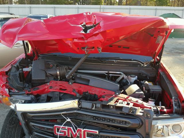 1GTG5BEA5G1308900 - 2016 GMC CANYON RED photo 7