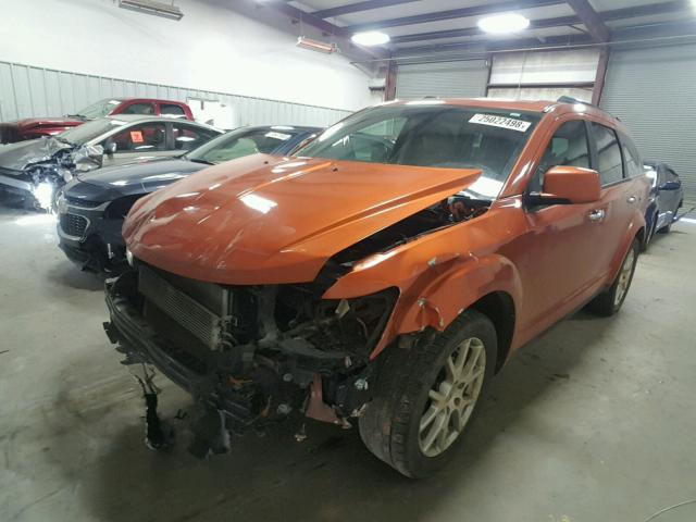 3D4PG3FG6BT552336 - 2011 DODGE JOURNEY CR ORANGE photo 2