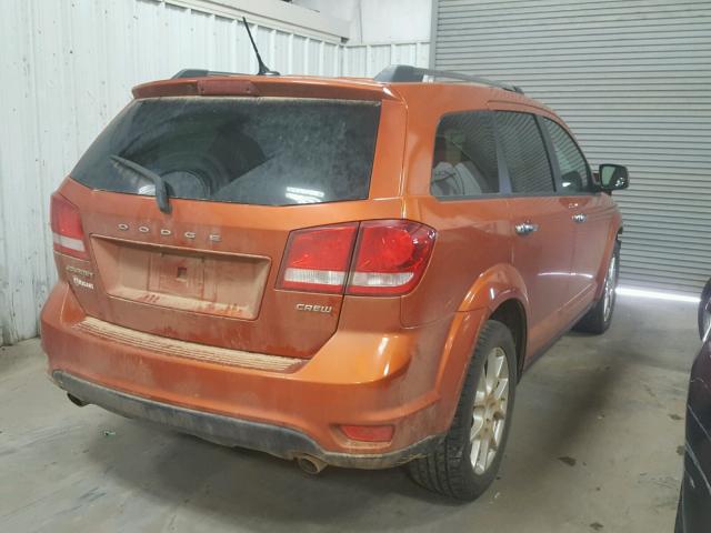 3D4PG3FG6BT552336 - 2011 DODGE JOURNEY CR ORANGE photo 4