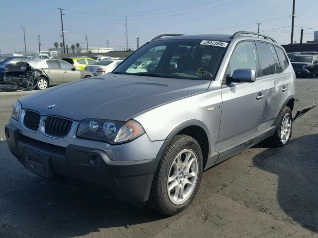 WBXPA73424WC39142 - 2004 BMW X3 2.5I GRAY photo 2