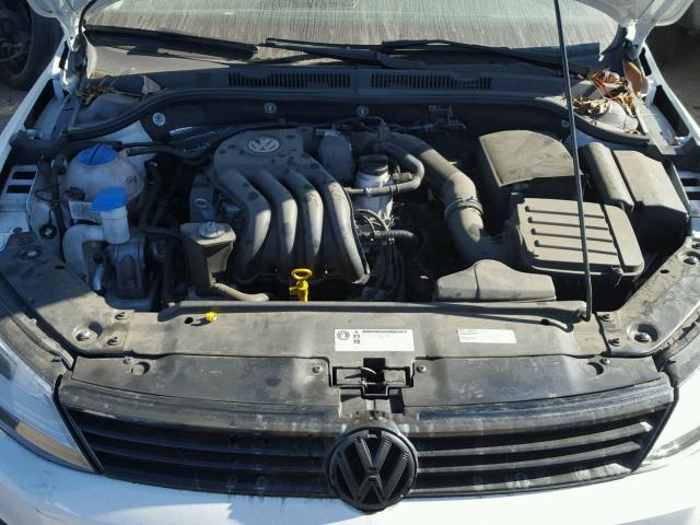 3VW2K7AJ4EM445202 - 2014 VOLKSWAGEN JETTA BASE თეთრი ფოტო 7