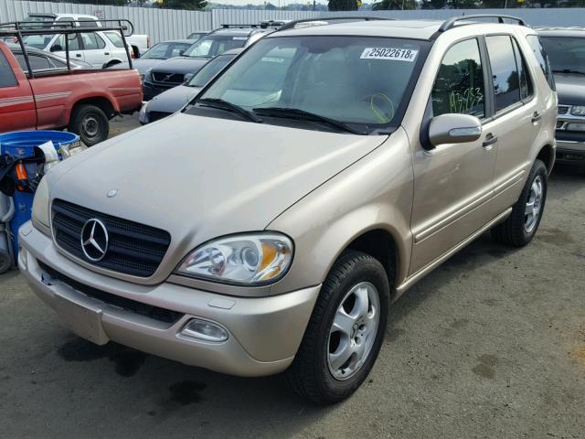 4JGAB57E84A459107 - 2004 MERCEDES-BENZ ML 350 GOLD photo 2