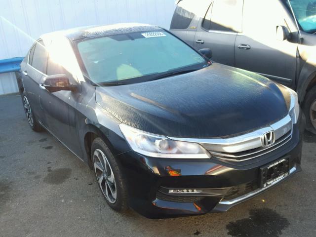 1HGCR3F87GA025873 - 2016 HONDA ACCORD EXL BLACK photo 1