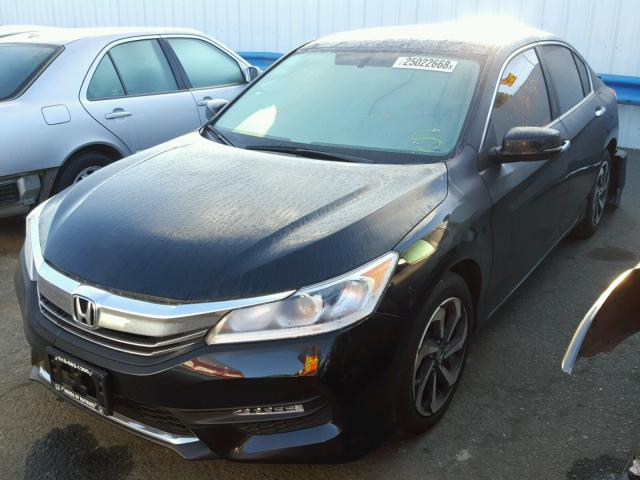 1HGCR3F87GA025873 - 2016 HONDA ACCORD EXL BLACK photo 2