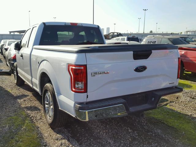 1FTEX1C88FKE51778 - 2015 FORD F150 SUPER WHITE photo 3