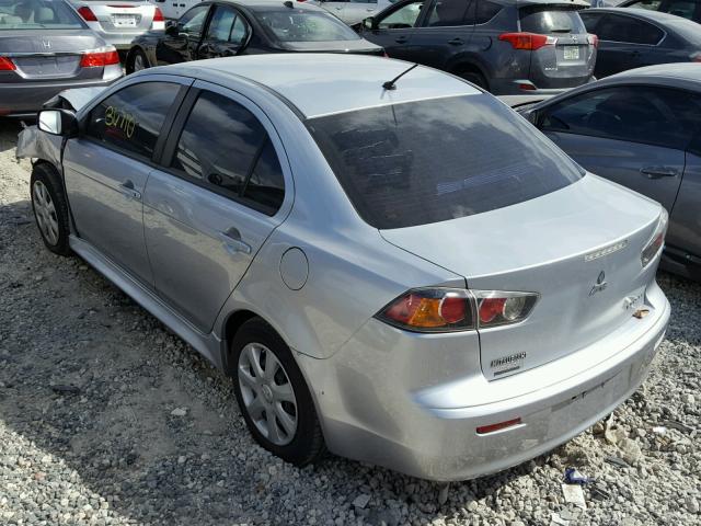 JA32U2FU7DU019290 - 2013 MITSUBISHI LANCER ES/ SILVER photo 3