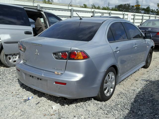 JA32U2FU7DU019290 - 2013 MITSUBISHI LANCER ES/ SILVER photo 4