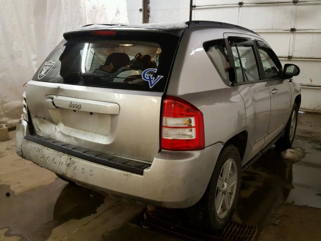 1J4NF4FB3AD649624 - 2010 JEEP COMPASS SP SILVER photo 4