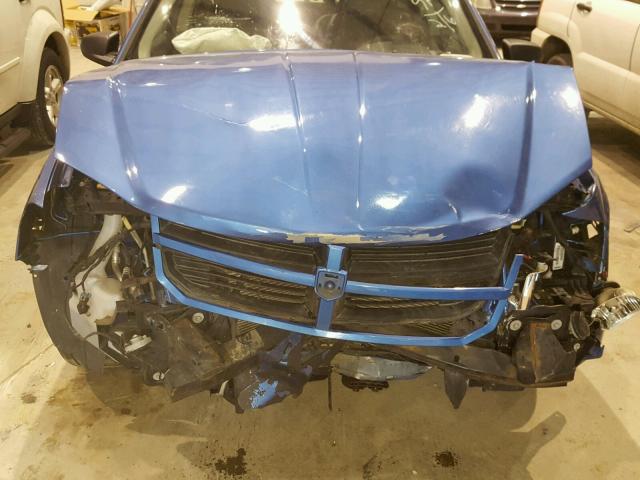 1B3LC46K98N112722 - 2008 DODGE AVENGER SE BLUE photo 7