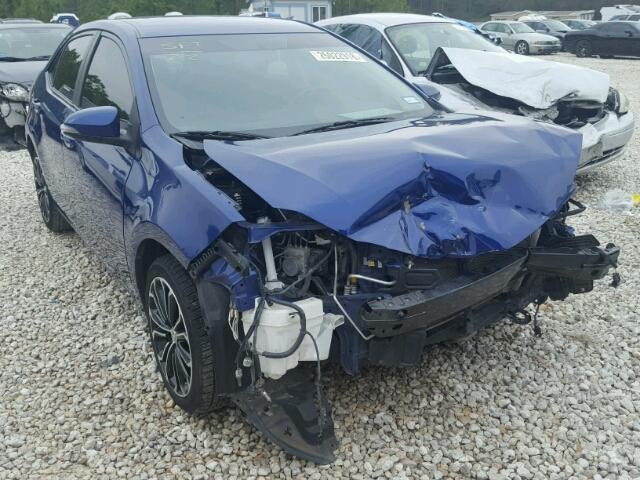 2T1BURHE6EC108153 - 2014 TOYOTA COROLLA L BLUE photo 1