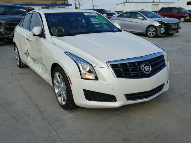 1G6AA5RA4D0145092 - 2013 CADILLAC ATS WHITE photo 1