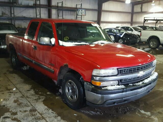 2GCEC19V5Y1212734 - 2000 CHEVROLET SILVERADO RED photo 1