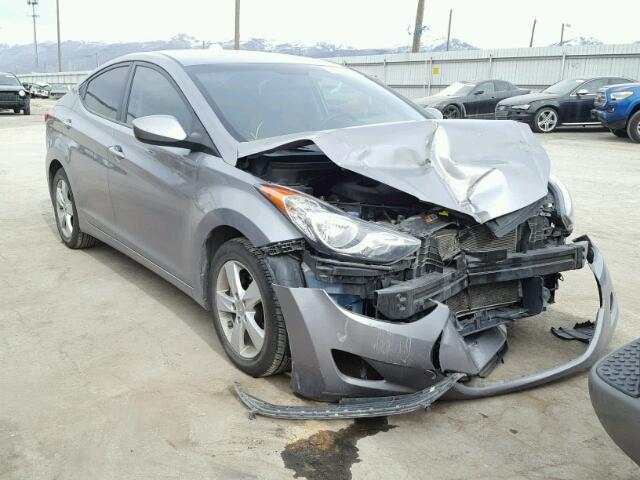 KMHDH4AE5CU327630 - 2012 HYUNDAI ELANTRA GL GRAY photo 1