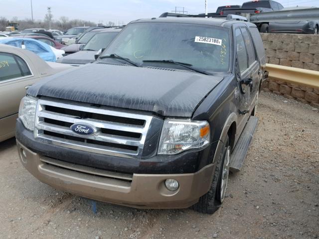 1FMJK1H50DEF30512 - 2013 FORD EXPEDITION BLACK photo 2