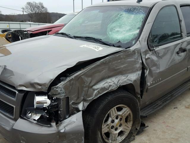 1GNFC13057R299999 - 2007 CHEVROLET TAHOE C150 GRAY photo 9