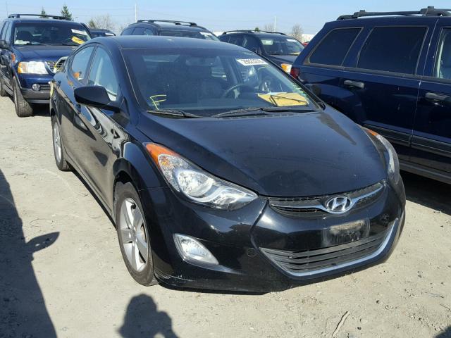 KMHDH4AE9CU432333 - 2012 HYUNDAI ELANTRA GL BLACK photo 1