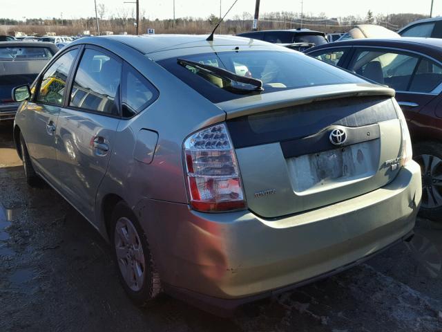 JTDKB20U263145033 - 2006 TOYOTA PRIUS GREEN photo 3