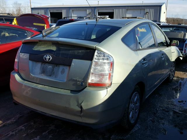 JTDKB20U263145033 - 2006 TOYOTA PRIUS GREEN photo 4