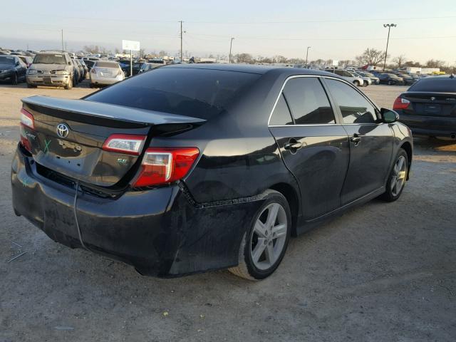 4T1BF1FK1EU469969 - 2014 TOYOTA CAMRY L BLACK photo 4