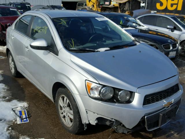 1G1JC5SH9F4162828 - 2015 CHEVROLET SONIC LT SILVER photo 1