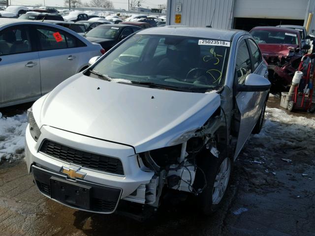 1G1JC5SH9F4162828 - 2015 CHEVROLET SONIC LT SILVER photo 2