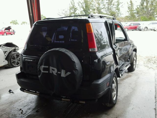 JHLRD2841WC006463 - 1998 HONDA CR-V LX BLACK photo 4