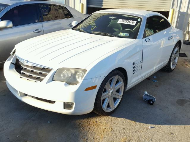 1C3AN69L35X034376 - 2005 CHRYSLER CROSSFIRE WHITE photo 2