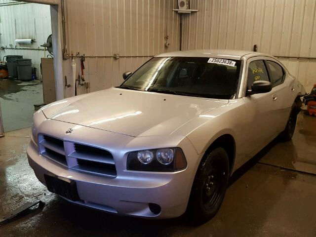 2B3KA43R77H808456 - 2007 DODGE CHARGER SE SILVER photo 2