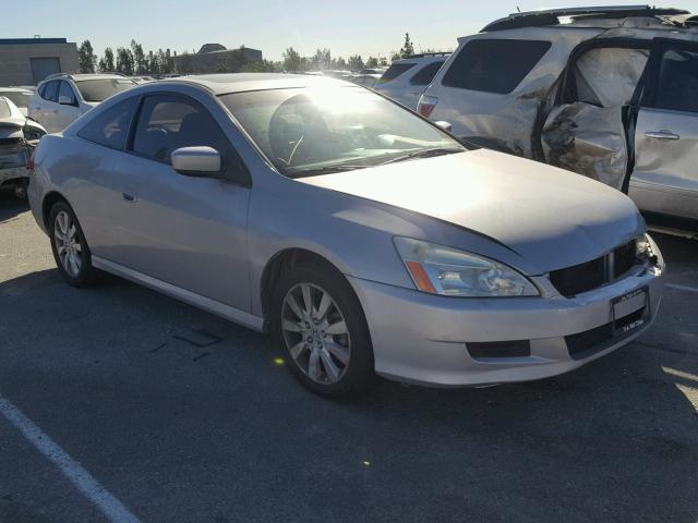 1HGCM82627A001271 - 2007 HONDA ACCORD EX SILVER photo 1