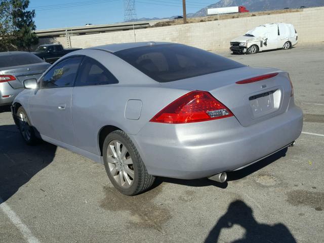 1HGCM82627A001271 - 2007 HONDA ACCORD EX SILVER photo 3