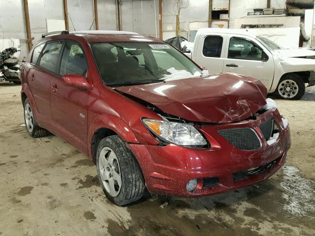 5Y2SL63845Z410985 - 2005 PONTIAC VIBE MAROON photo 1