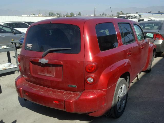 3GNBAADB0AS627189 - 2010 CHEVROLET HHR LS RED photo 4