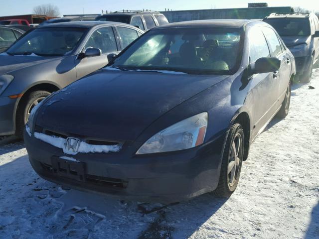 1HGCM56845A039561 - 2005 HONDA ACCORD EX BLUE photo 2