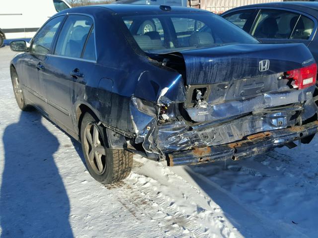 1HGCM56845A039561 - 2005 HONDA ACCORD EX BLUE photo 3