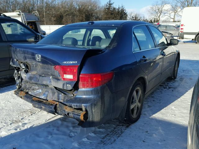 1HGCM56845A039561 - 2005 HONDA ACCORD EX BLUE photo 4