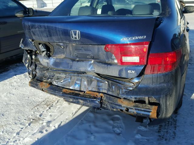 1HGCM56845A039561 - 2005 HONDA ACCORD EX BLUE photo 9