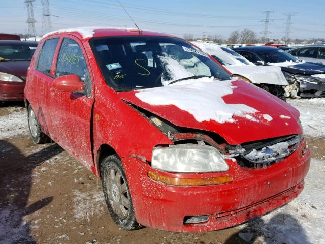 KL1TJ62694B227056 - 2004 CHEVROLET AVEO LS RED photo 1