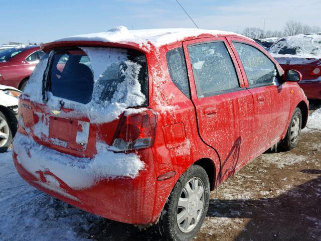 KL1TJ62694B227056 - 2004 CHEVROLET AVEO LS 红色 照片 4