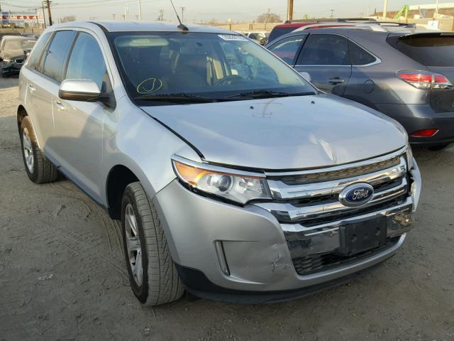 2FMDK3JC2DBC34405 - 2013 FORD EDGE SEL SILVER photo 1