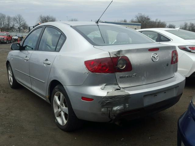 JM1BK32F051238664 - 2005 MAZDA 3 I SILVER photo 3