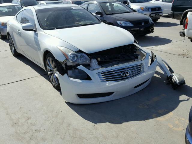 JNKCV64E38M107411 - 2008 INFINITI G37 BASE WHITE photo 1