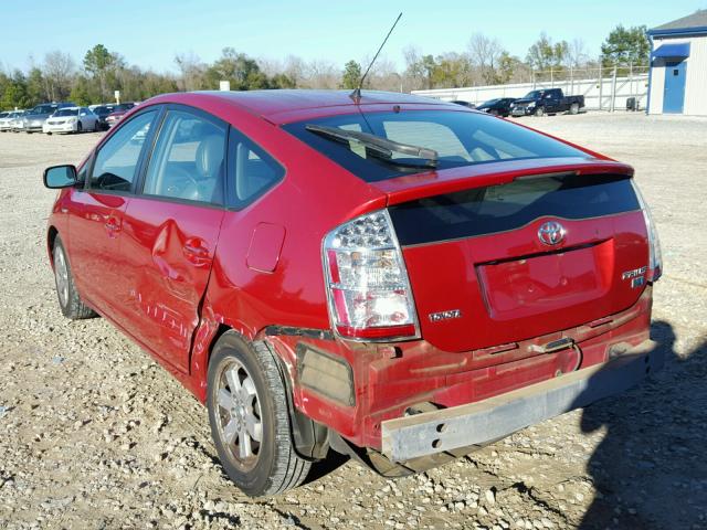 JTDKB20U263169235 - 2006 TOYOTA PRIUS RED photo 3