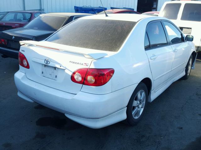 1NXBR30E46Z635456 - 2006 TOYOTA COROLLA CE WHITE photo 4