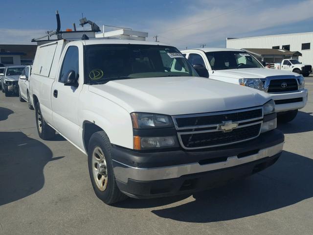 1GCEC14X26Z290899 - 2006 CHEVROLET SILVERADO WHITE photo 1