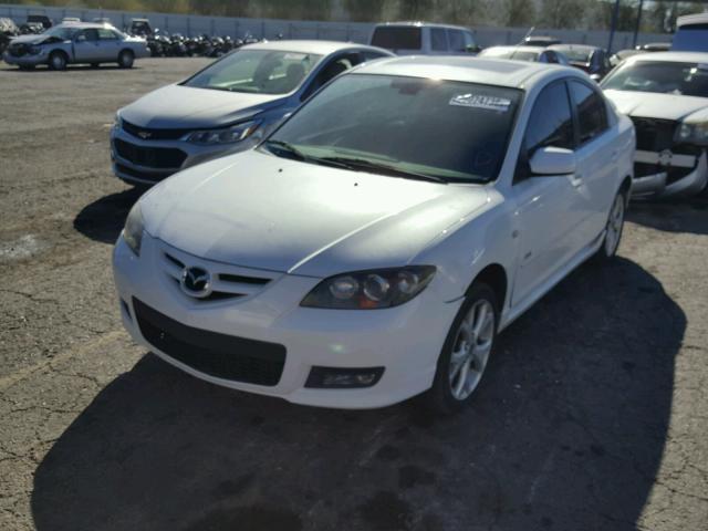 JM1BK324481156794 - 2008 MAZDA 3 S WHITE photo 2