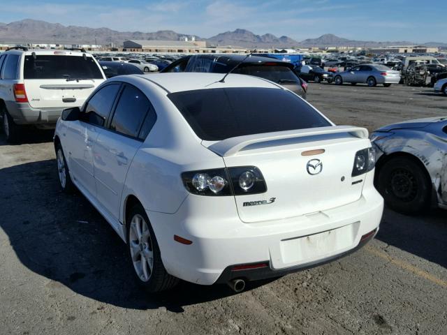 JM1BK324481156794 - 2008 MAZDA 3 S WHITE photo 3